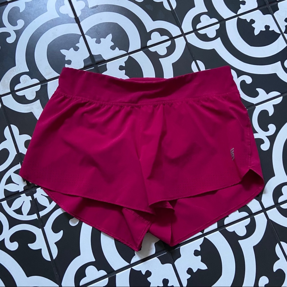 Pink athletic shorts